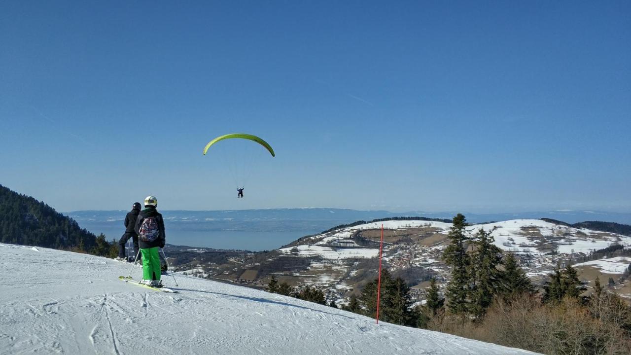 Appartement T2 A Bernex Avec Wifi, Vue Sur Montagne Luaran gambar